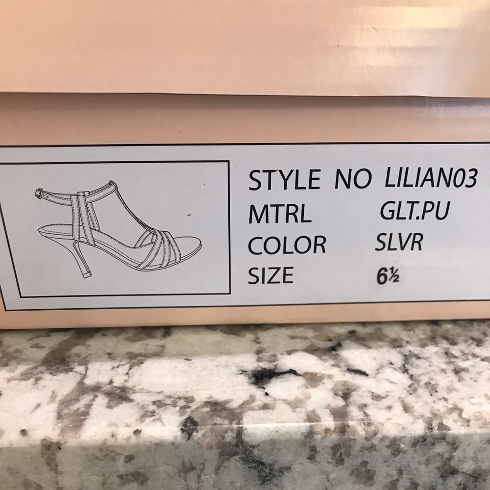 Silver shoes